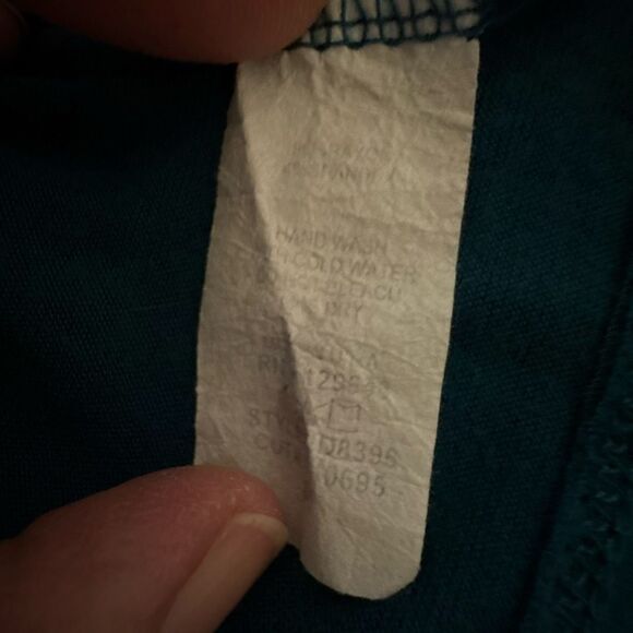 Womens Bella D Backless Tunic, size Medium, Teal, Sexy - Picture 7 of 7